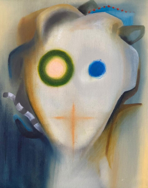 L'âme qui parle oil on canvas III 50x40