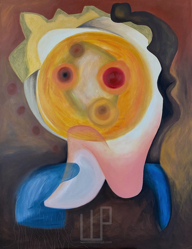 To reveal and evoke oil on canvas 120x100