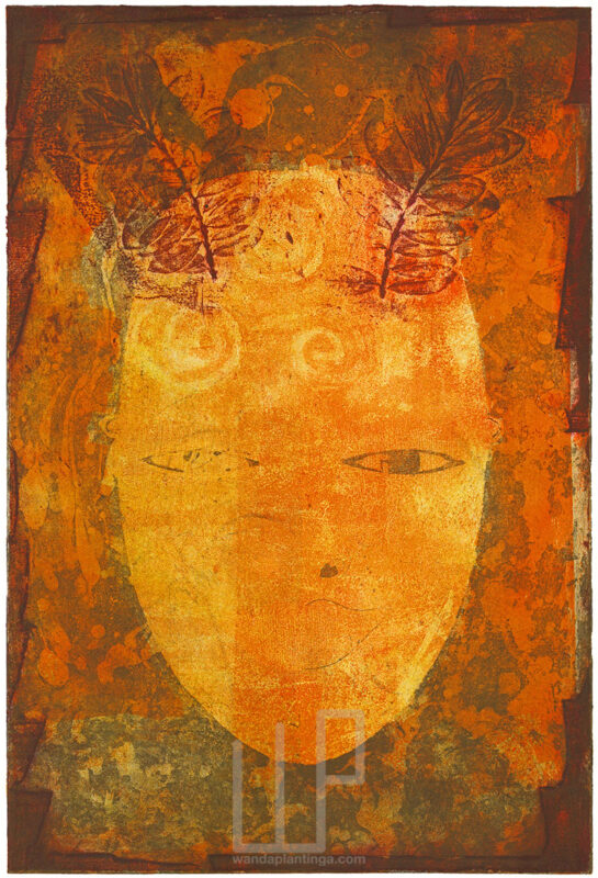 commision face II print on acrylic 55x80