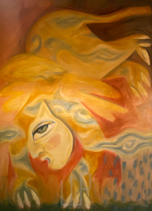 tiger oil on canvas 100x150